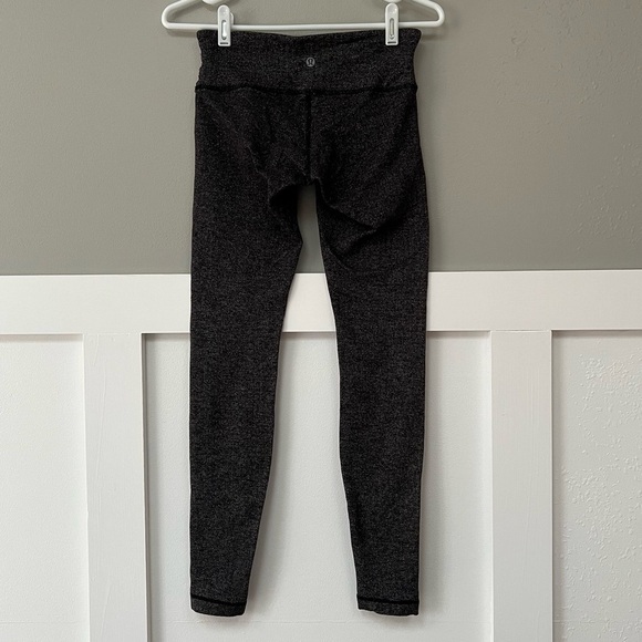 Lululemon Wunder Under Pant III in Diamond Jacquard Space Dye Black Slate - Picture 7 of 9